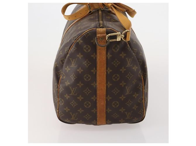 LOUIS VUITTON Monogram Keepall Bandouliere 55 Borsa Boston M41414 LV Auth 193877 Monogramma - vista 3