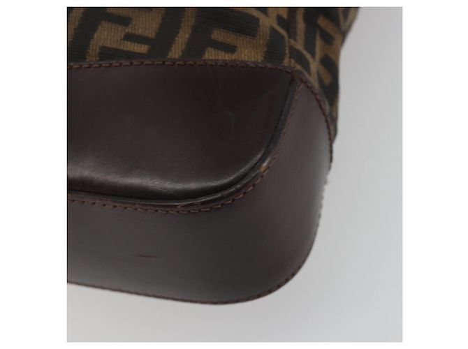 FENDI Zucca Canvas Tote Bag Brown Auth 195452V Braun - Ansicht 15