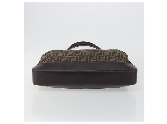 FENDI Zucca Canvas Tote Bag Brown Auth 195452V Braun - Ansicht 5