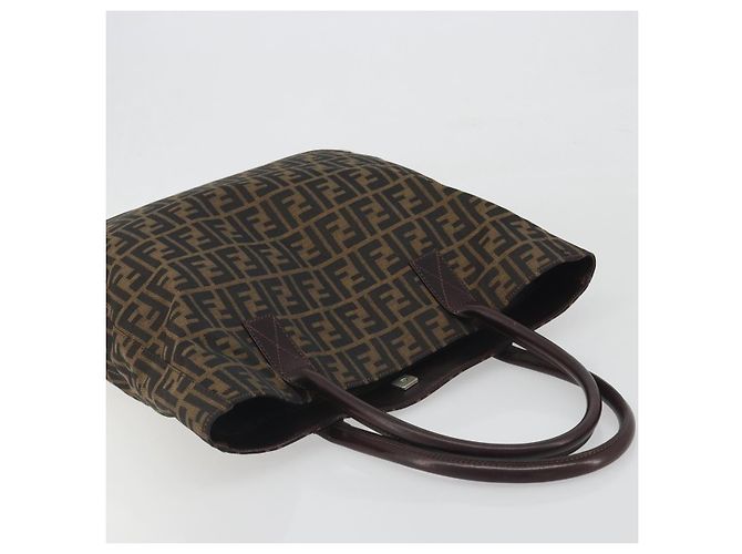 FENDI Zucca Canvas Tote Bag Brown Auth 195452V Braun - Ansicht 6