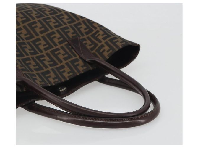 FENDI Zucca Canvas Tote Bag Brown Auth 195452V Braun - Ansicht 7
