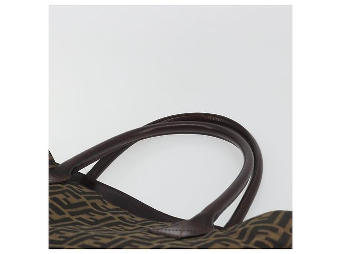 FENDI Zucca Canvas Tote Bag Brown Auth 195452V Braun - Ansicht 8