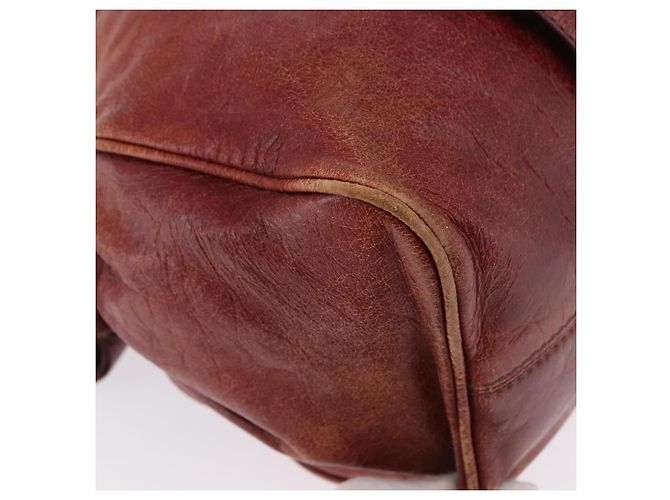 Borsa a mano Miu Miu in pelle rossa argento Auth 196298 Rosso - vista 14