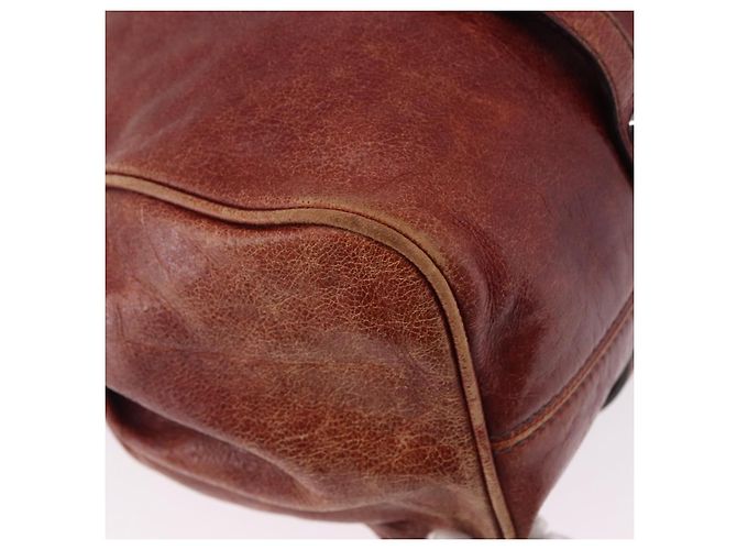 Borsa a mano Miu Miu in pelle rossa argento Auth 196298 Rosso - vista 15