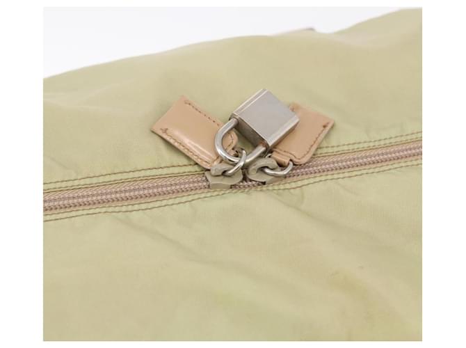 Borsa Boston PRADA Nylon Khaki Silver Auth 192536 Argento Cachi - vista 19