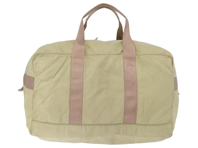 Borsa Boston PRADA Nylon Khaki Silver Auth 192536 Argento Cachi - vista 2