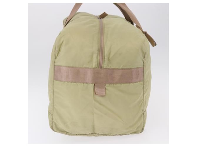 Borsa Boston PRADA Nylon Khaki Silver Auth 192536 Argento Cachi - vista 6