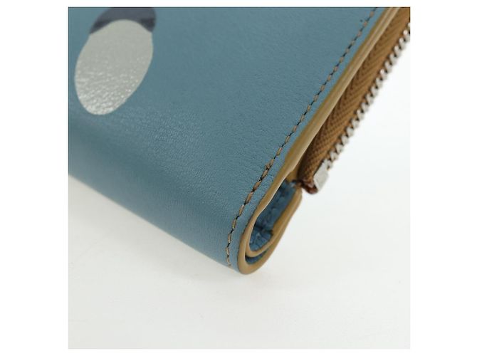 Portafoglio LOEWE in pelle Suna Fujita Collaboration Brown Silver Auth 195028M Marrone Argento - Ansicht 14