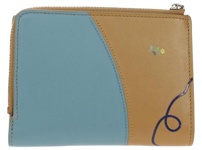 Portafoglio LOEWE in pelle Suna Fujita Collaboration Brown Silver Auth 195028M Marrone Argento - Ansicht 2
