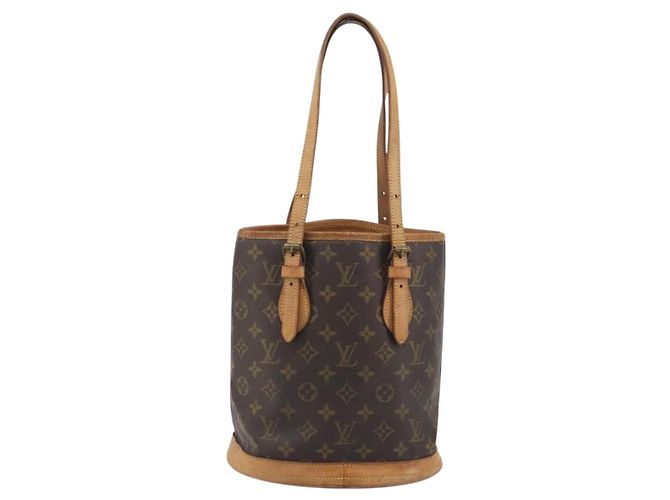 LOUIS VUITTON Borsa a spalla Monogram Bucket PM M42238 LV Auth 194314 Monogramma - vista 2