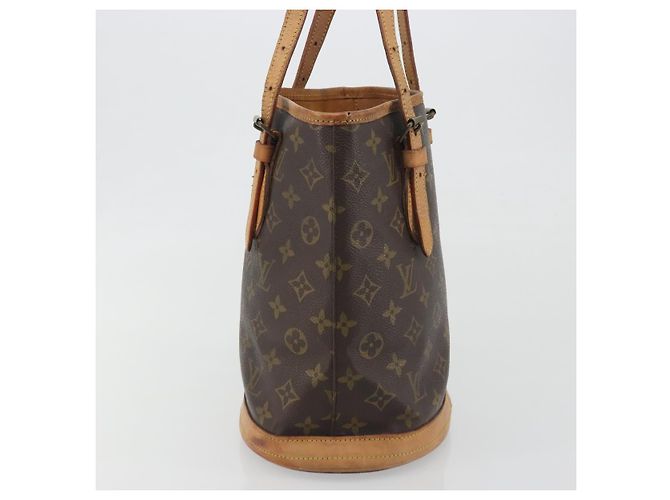 LOUIS VUITTON Borsa a spalla Monogram Bucket PM M42238 LV Auth 194314 Monogramma - vista 3