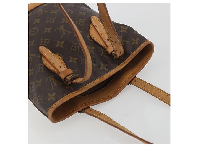 LOUIS VUITTON Borsa a spalla Monogram Bucket PM M42238 LV Auth 194314 Monogramma - vista 6