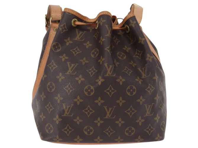 Borsa a tracolla LOUIS VUITTON Monogram Petit Noe M42226 LV Auth ka5655 Monogramma - vista 2