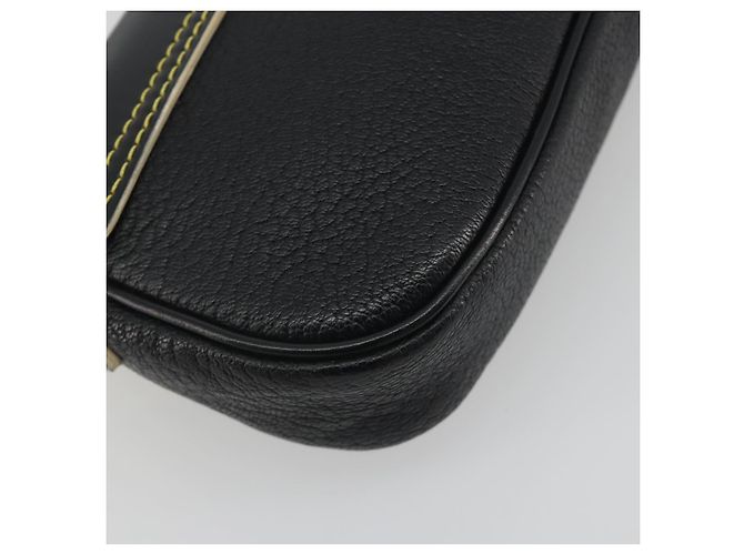 LOUIS VUITTON Borsa a Tracolla Suhari Precieux Pelle Nera M91776 Auth 194886SAV Nero - vista 17