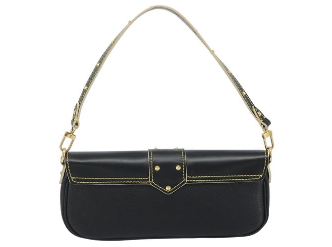 LOUIS VUITTON Borsa a Tracolla Suhari Precieux Pelle Nera M91776 Auth 194886SAV Nero - vista 2