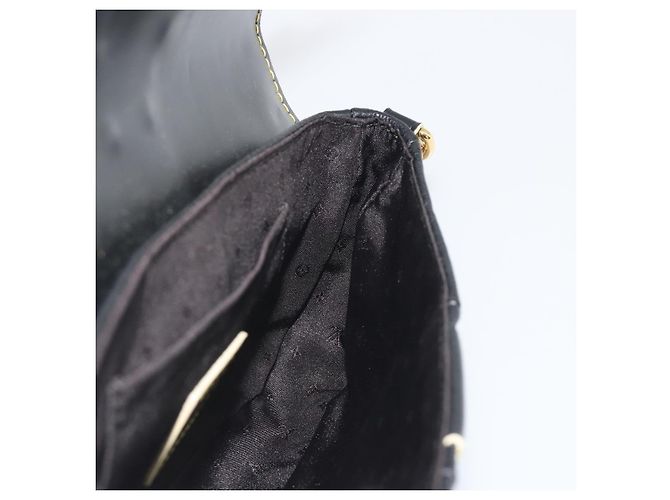 LOUIS VUITTON Borsa a Tracolla Suhari Precieux Pelle Nera M91776 Auth 194886SAV Nero - vista 21