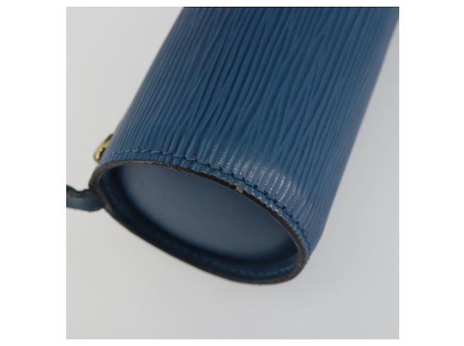 LOUIS VUITTON Epi Soufflot Pouch Blue LV Auth 196216 - vista 14