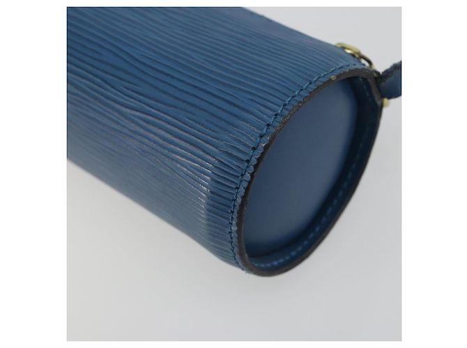 LOUIS VUITTON Epi Soufflot Pouch Blue LV Auth 196216 - vista 15