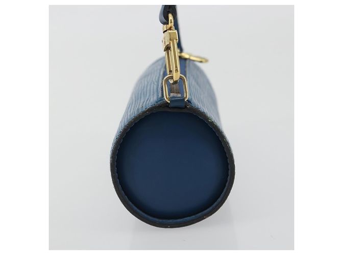 LOUIS VUITTON Epi Soufflot Pouch Blue LV Auth 196216 - vista 3