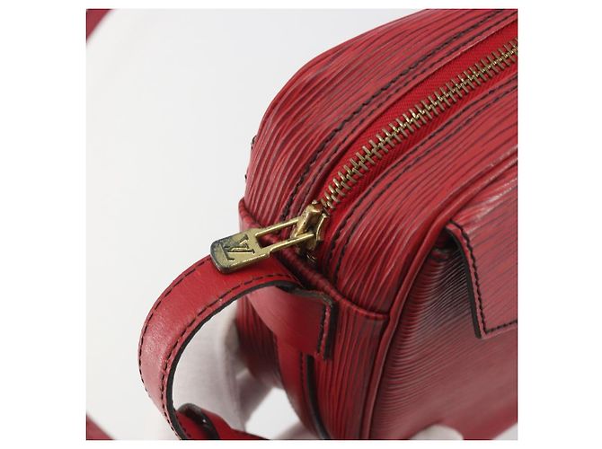 LOUIS VUITTON Epi Jeune Fille MM Shoulder Bag Red M52157 LV Auth 196198 Rosso - vista 10