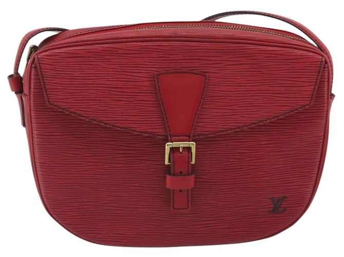 LOUIS VUITTON Epi Jeune Fille MM Shoulder Bag Red M52157 LV Auth 196198 Rosso - vista 13