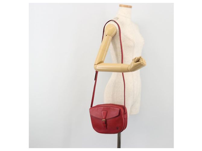 LOUIS VUITTON Epi Jeune Fille MM Shoulder Bag Red M52157 LV Auth 196198 Rosso - vista 23