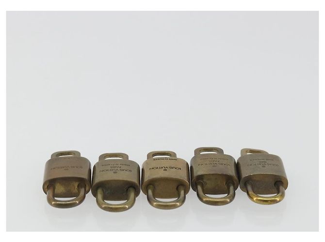 LOUIS VUITTON Padlock 10 Set Padlock metal Gold LV Auth 192564 Golden - view 4