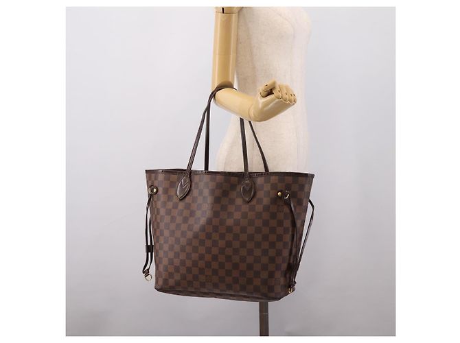 LOUIS VUITTON Damier Ebene Neverfull MM Tote Bag N51105 LV Auth bs36473 - Ansicht 22
