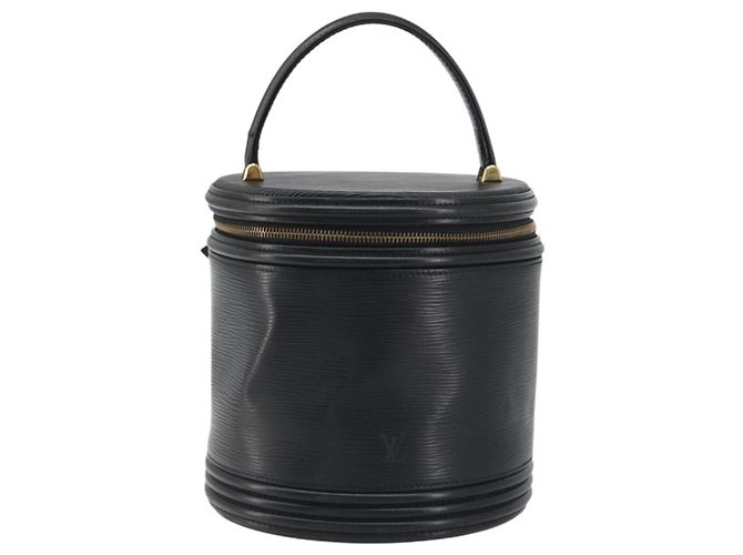 LOUIS VUITTON Borsa a Mano Epi Cannes Nera M48032 LV Auth bs36518 Nero - vista 13