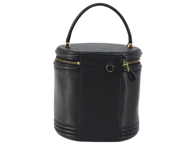 LOUIS VUITTON Borsa a Mano Epi Cannes Nera M48032 LV Auth bs36518 Nero - vista 2