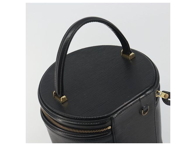 LOUIS VUITTON Borsa a Mano Epi Cannes Nera M48032 LV Auth bs36518 Nero - vista 6