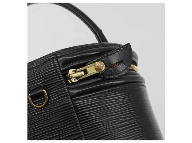 LOUIS VUITTON Borsa a Mano Epi Cannes Nera M48032 LV Auth bs36518 Nero - vista 9