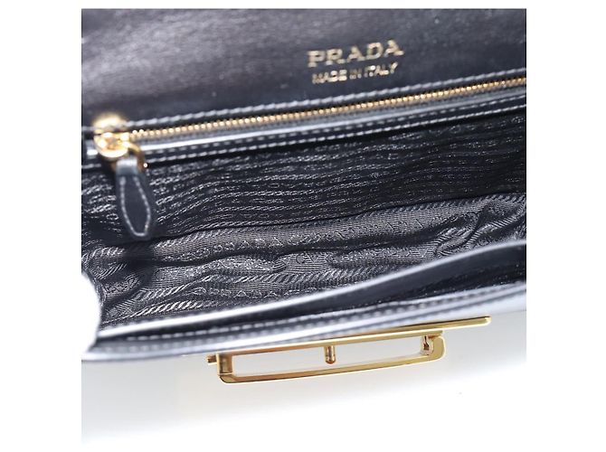 PRADA Shoulder Bag Leather Multicolor Gold Tone Auth 196091A Multiple colors - view 11
