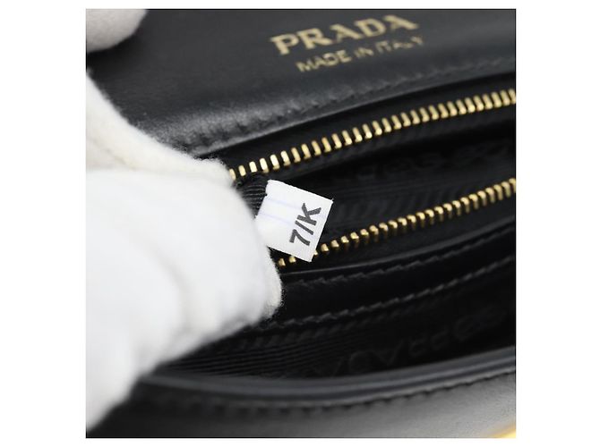 PRADA Shoulder Bag Leather Multicolor Gold Tone Auth 196091A Multiple colors - view 12