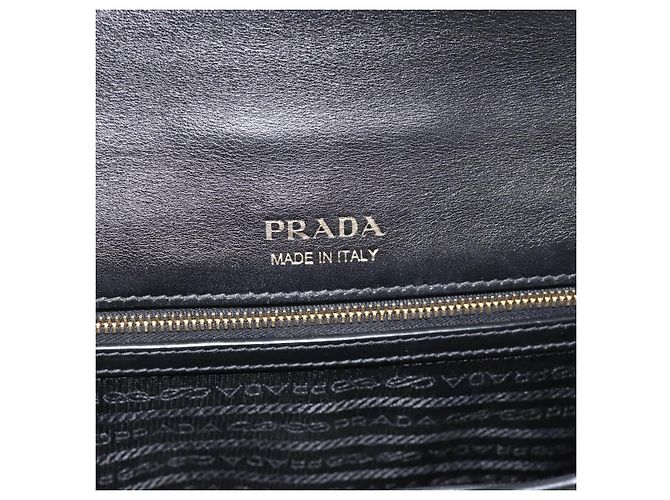PRADA Shoulder Bag Leather Multicolor Gold Tone Auth 196091A Multiple colors - view 19