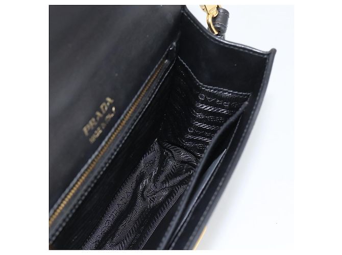 PRADA Shoulder Bag Leather Multicolor Gold Tone Auth 196091A Multiple colors - view 20
