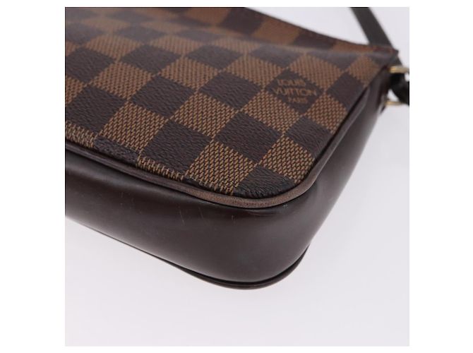 LOUIS VUITTON Damier Ebene Navona Accessory Pouch N51983 LV Auth 195041 - vista 14