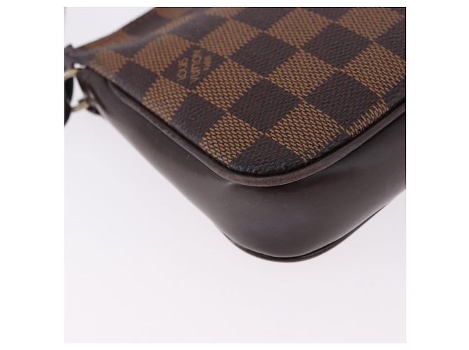 LOUIS VUITTON Damier Ebene Navona Accessory Pouch N51983 LV Auth 195041 - vista 15
