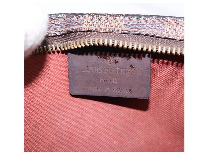LOUIS VUITTON Damier Ebene Navona Accessory Pouch N51983 LV Auth 195041 - vista 17
