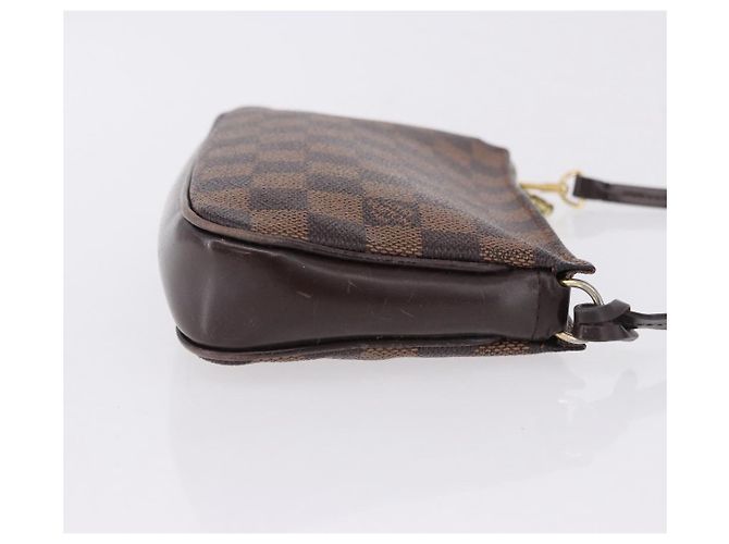 LOUIS VUITTON Damier Ebene Navona Accessory Pouch N51983 LV Auth 195041 - vista 3