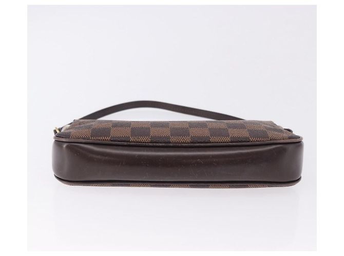 LOUIS VUITTON Damier Ebene Navona Accessory Pouch N51983 LV Auth 195041 - vista 5