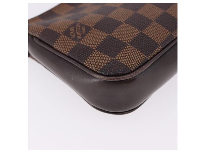 LOUIS VUITTON Damier Ebene Navona Accessory Pouch N51983 LV Auth 195041 - vista 9