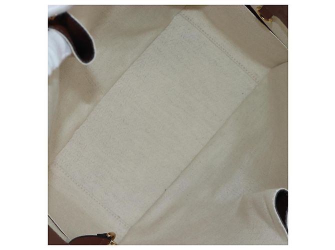 LOEWE x Studio Ghibli Spirited Away Hammock Small Bag Canvas Brown Auth 167469SM Marrone - vista 10