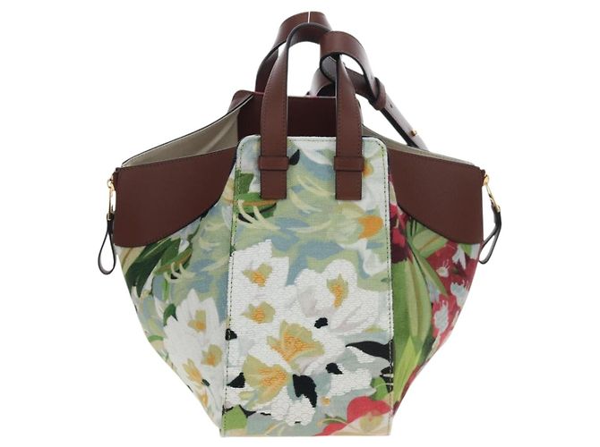 LOEWE x Studio Ghibli Spirited Away Hammock Small Bag Canvas Brown Auth 167469SM Marrone - vista 2