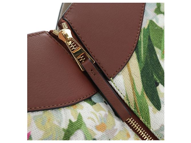 LOEWE x Studio Ghibli Spirited Away Hammock Small Bag Canvas Brown Auth 167469SM Marrone - vista 9