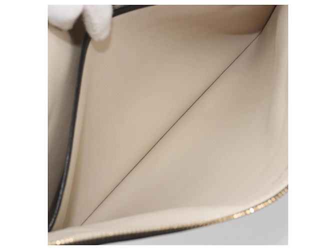 Borsa Clutch Valextra in Pelle Nero Oro Auth 194271A D'oro - vista 11