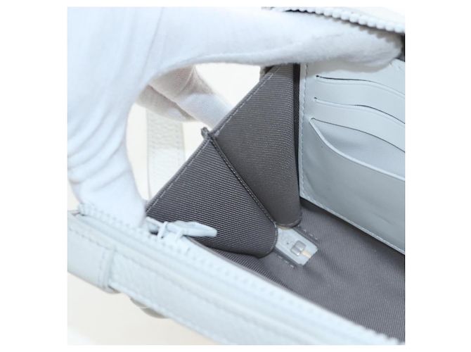 LOUIS VUITTON Taurillon Clemence Soft Trunk LV Friends M80146 Auth 194713SAM Bianco - vista 27