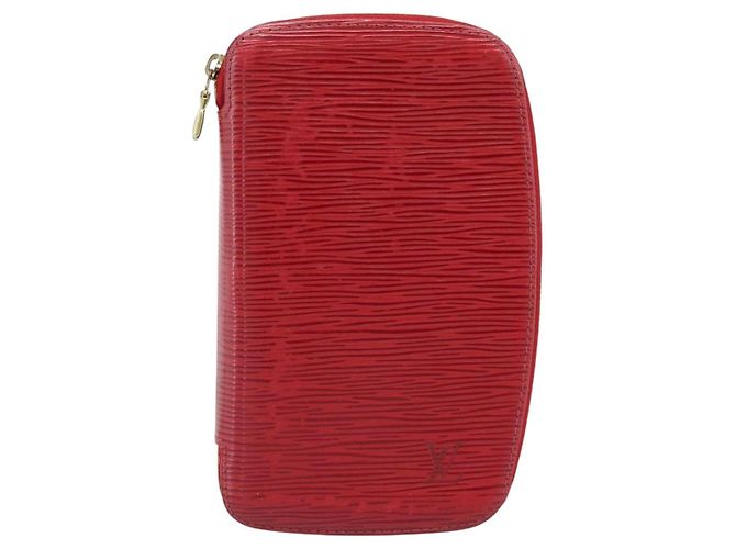 LOUIS VUITTON Epi Agenda Geod Portafoglio Rosso M63877 LV Auth 193771 - vista 13