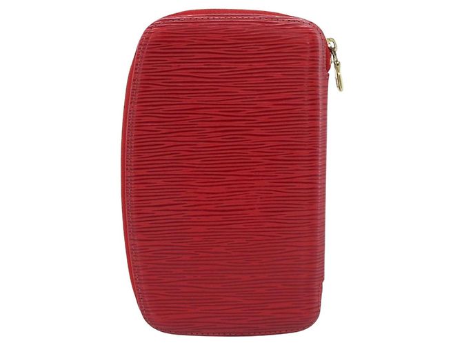LOUIS VUITTON Epi Agenda Geod Portafoglio Rosso M63877 LV Auth 193771 - vista 2