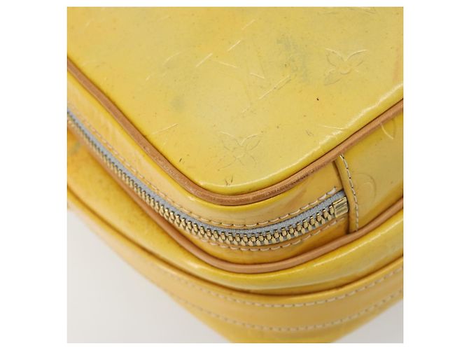 LOUIS VUITTON Monogram Vernis Wooster Shoulder Bag Gris M91036 LV Auth 195057 Grigio - vista 15